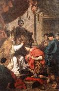 SUBLEYRAS, Pierre St Ambrose Converting Theodosius wt Spain oil painting artist